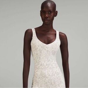 Lululemon Align Tank in cheetah camo antique white multi